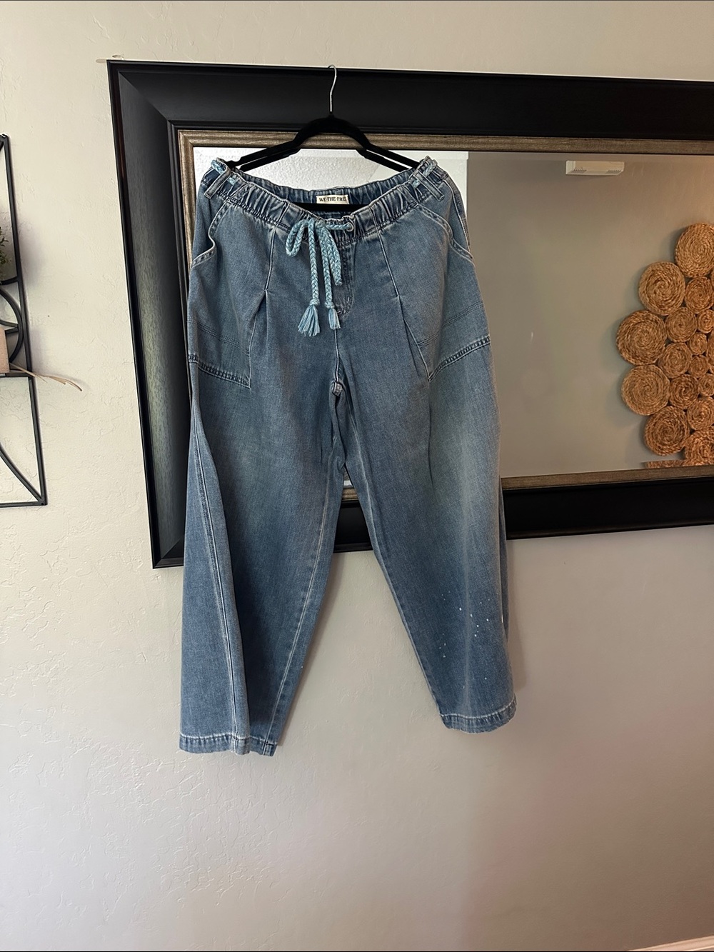 Free People Drawstring Jeans